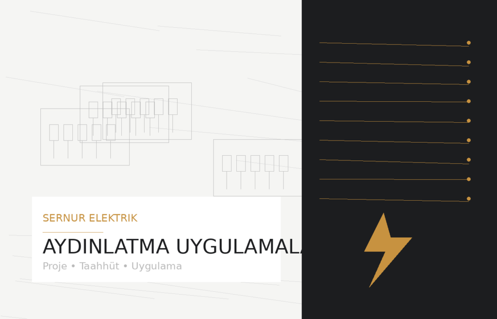 Nilüfer Konut Elektrik Tesisatı Uygulaması